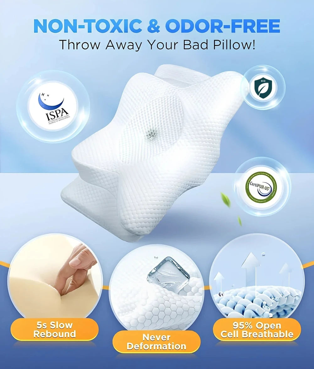 CozyRest Memory Foam Neck Pillow